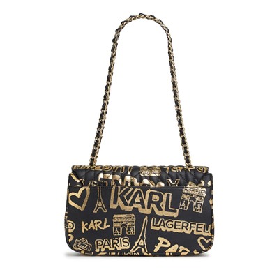 AGYNESS GRAFITTI SHOULDER BAG