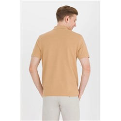 Erkek Camel Basic Polo Yaka Tişört