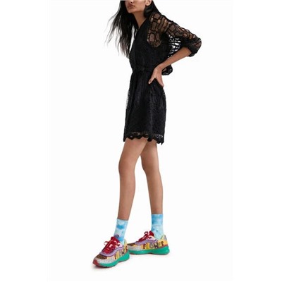 Vestido estilo crochet Johnson Hartig