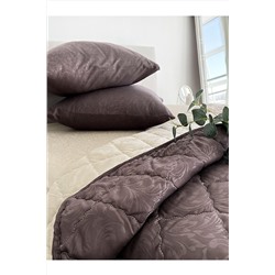 КПБ с одеялом New Style КМ-001 коричневый-бежевый НАТАЛИ #885004