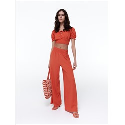 Hose aus Strukturjersey