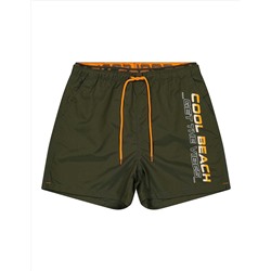 Herren Badeshorts mit Kontrastvorderseite