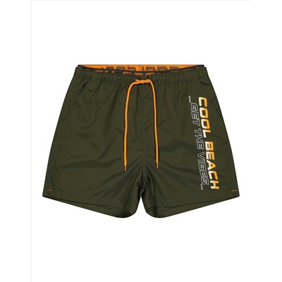 Herren Badeshorts mit Kontrastvorderseite
