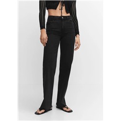Jeans wideleg tiro medio -  Mujer | MANGO OUTLET España