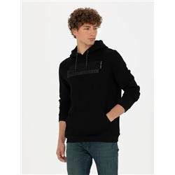 Siyah Regular Fit Sweatshirt