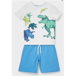 Set - Kurzarmshirt und Shorts - Bio-Baumwolle