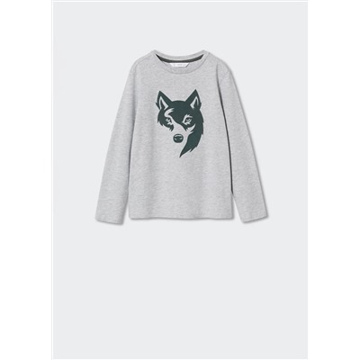 Camiseta algodón estampado -  Niño | MANGO OUTLET España