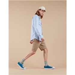 Twill Chino Shorts, Men, Beige