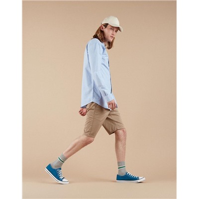 Twill Chino Shorts, Men, Beige