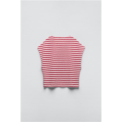 STRIPED RUSTIC T-SHIRT