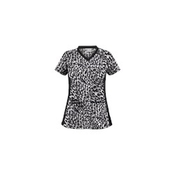 UA Wild Thing Black Print Scrub Top