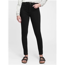 High Rise True Skinny Jeans with Washwell