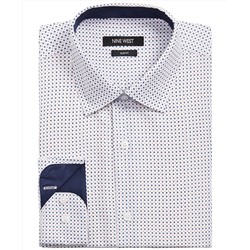 Nine West Men's Slim-Fit Performance Stretch Diamond Dot-Print Dress Shirt