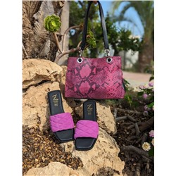 Ab.Zapatos 3420 BENEDETTO+PELLE serpiente 1019 FUXIA АКЦИЯ