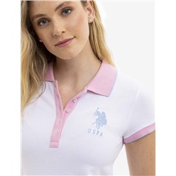 COLORBLOCK BIG LOGO POLO DRESS