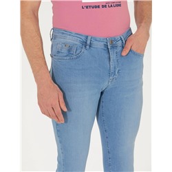 Açık Mavi Slim Fit Jean Pantolon