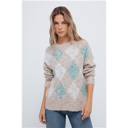 Jersey rombos jaspeado