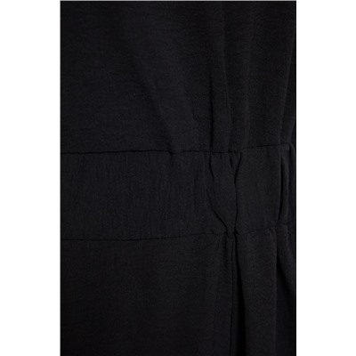 Siyah Dokuma V Yaka Tulum TBBSS23AH00008