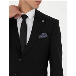 Siyah Slim Fit Takım Elbise