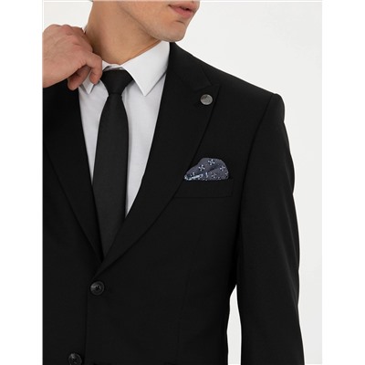 Siyah Slim Fit Takım Elbise