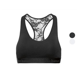 Bruno Banani Damen Bustier, mit Spitzeneinsatz im Rückenteil