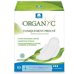 Organyc Serviettes Flux Normal x10