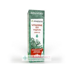 ArkoPharma ArkoFluides - Vitamine D3 Végétale - Renforce le Système Immunitaire, Santé Osseuse - 15ml