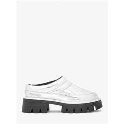 Barton Crackled Metallic Leather Slipper
