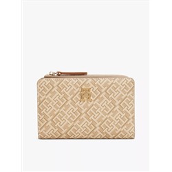 Monogram Snap-Closure Bifold Wallet