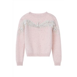 Jersey de lana y cachemir Rosa