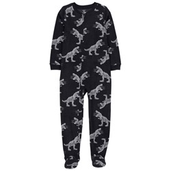 Carter's DOB 08/2024   Kid 1-Piece Dinosaur Fleece Footie Pajamas