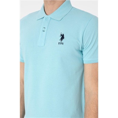 Erkek Slim Fit Polo Yaka Aqua Basic Tişört