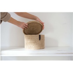 Корзина с крышкой 25х18