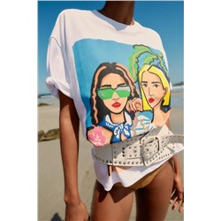 GIRLS PRINT T-SHIRT