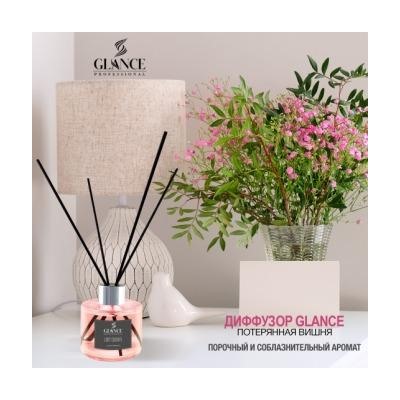 [GLANCE] Диффузор ароматический ПОТЕРЯННАЯ ВИШНЯ Luxury Fragrances Diffuser Lost Cherry, 120 мл