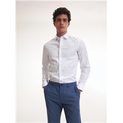 Chinohose mit Slim-Fit