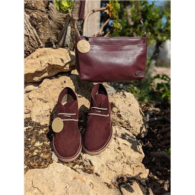 AB.Z. SAFARY VINO+Ab.Zapatos PELLE Mia (720) БОРДОВЫЙ АКЦИЯ