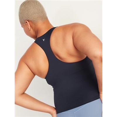 PowerSoft Cropped Shelf-Bra Tank Top for Women