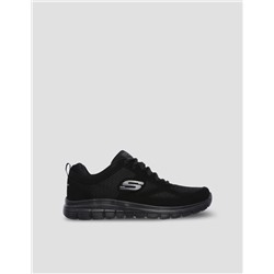 Zapatillas Skechers, Hombre, Negro