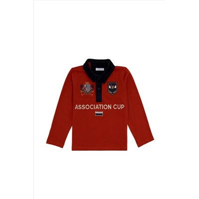 Erkek Çocuk Kiremit Sweatshirt
