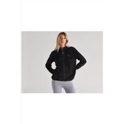 United Colors of Benetton Kadın Polar Sweatshirt Bnt-w20058 Siyah bnt-w20058