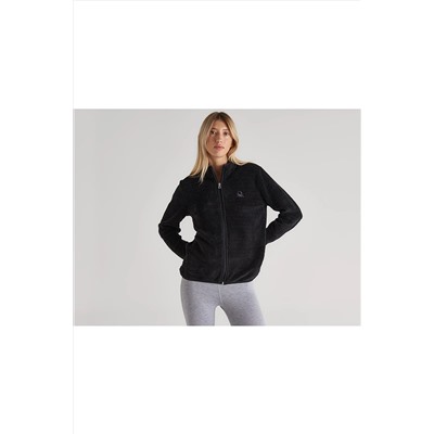 United Colors of Benetton Kadın Polar Sweatshirt Bnt-w20058 Siyah bnt-w20058