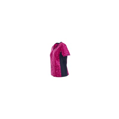 Cherokee Flexibles Scrubs You Dotta Know Print Top