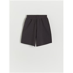 Shorts aus Sweatjersey