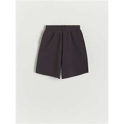Shorts aus Sweatjersey