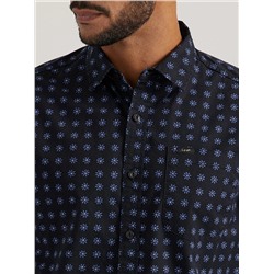 Men's Extreme Motion All Purpose Short Sleeve Floral Button Down Shirt