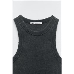 RIBBED FADED TOP