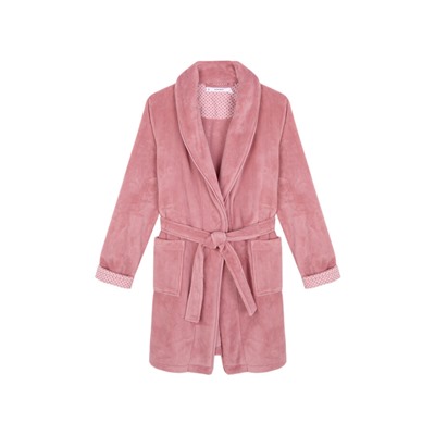 Bata midi polar rosa