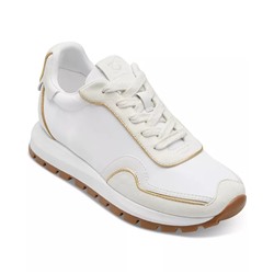 Donna Karan New York Women's Binx Mixed-Media Lace-Up Sneakers