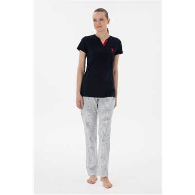 Kadın Lacivert Pijama Takımı